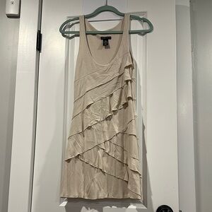 Beige Layered New York & Company Dress